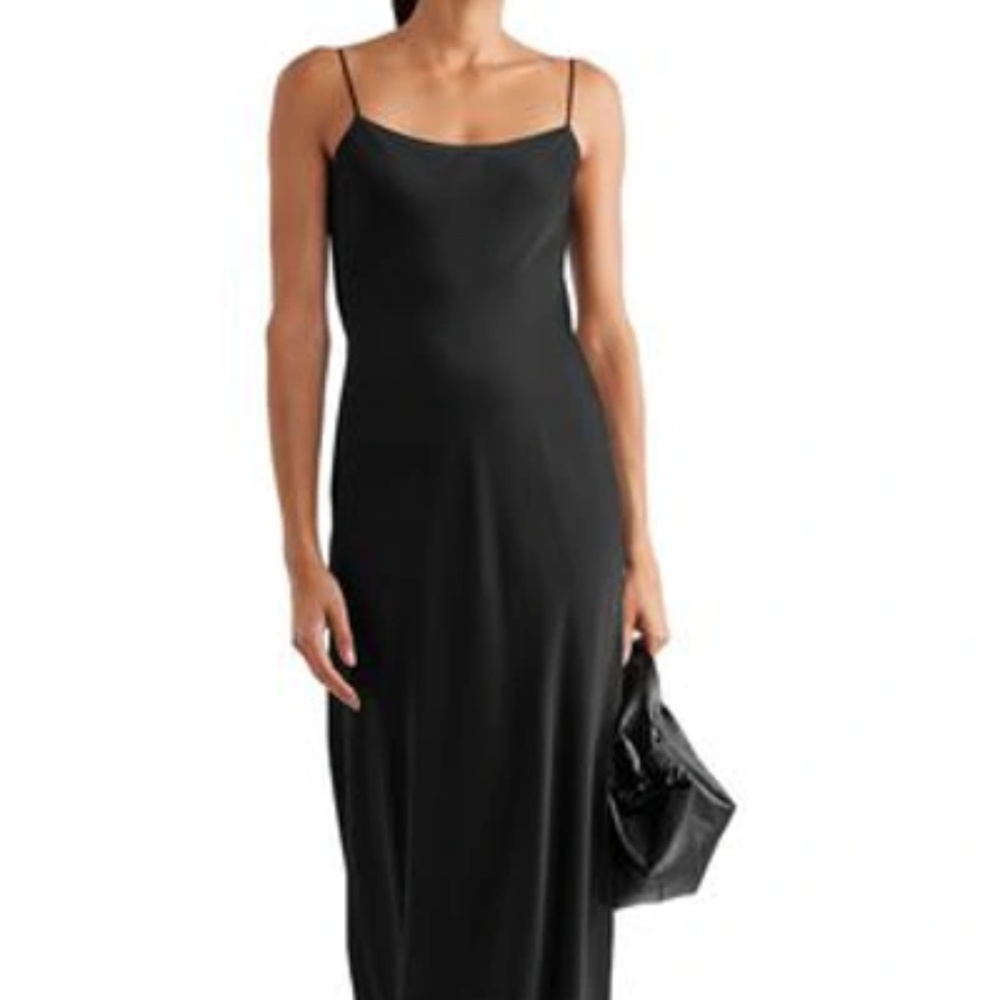 NEW THE ROW  Farissa Sleeveless Maxi Dress in grey REVERSIBLE - size small - Picture 3 of 13